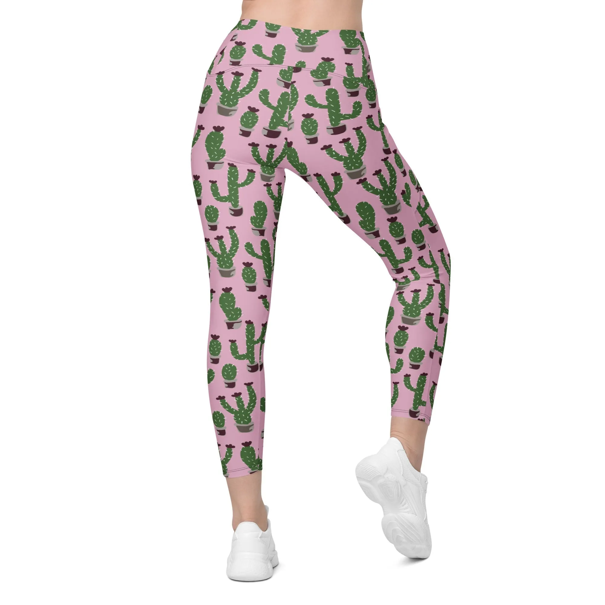 Cactus Love Leggings With Pockets