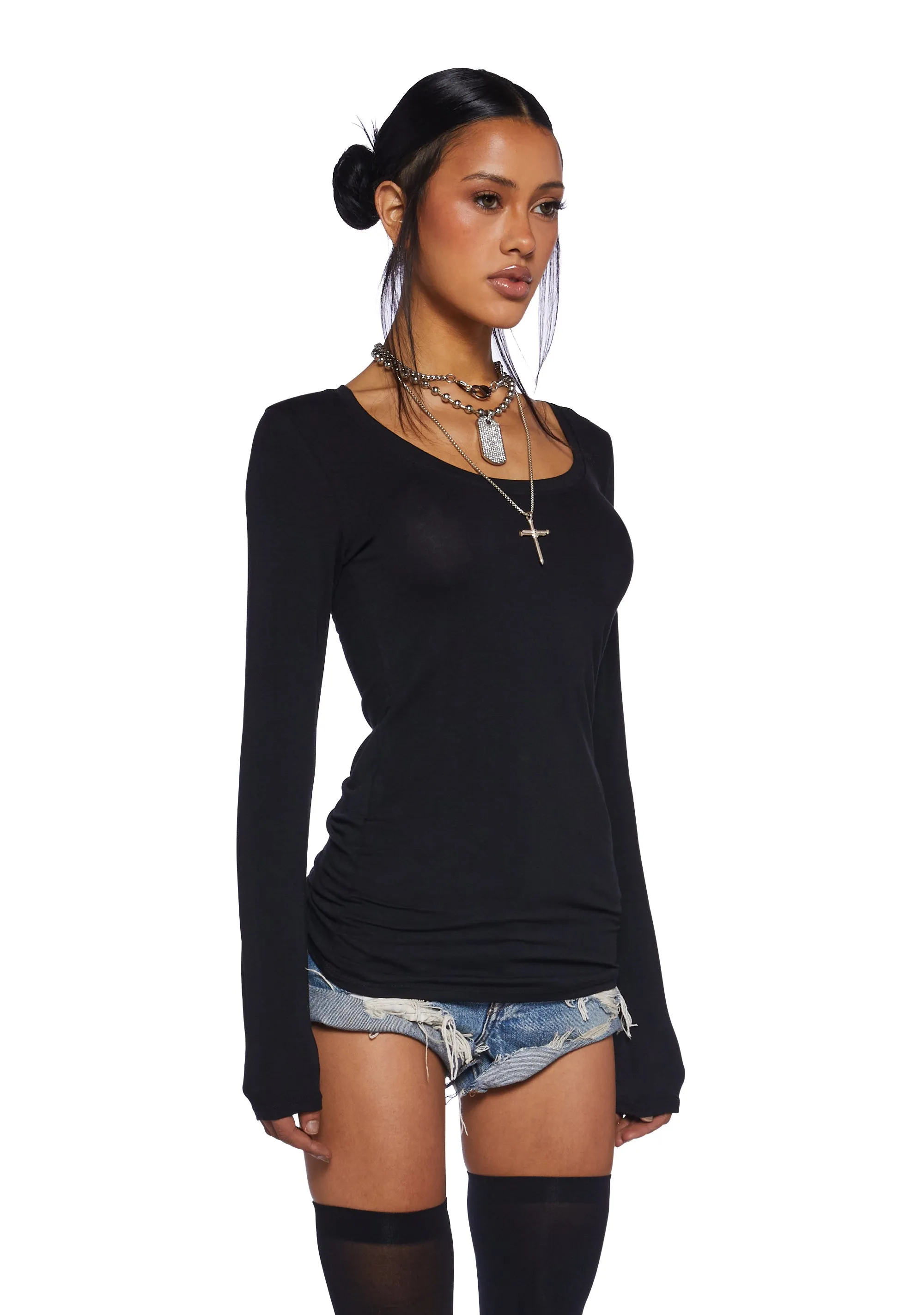 Candy Highly Selective Thermal Crop Top-