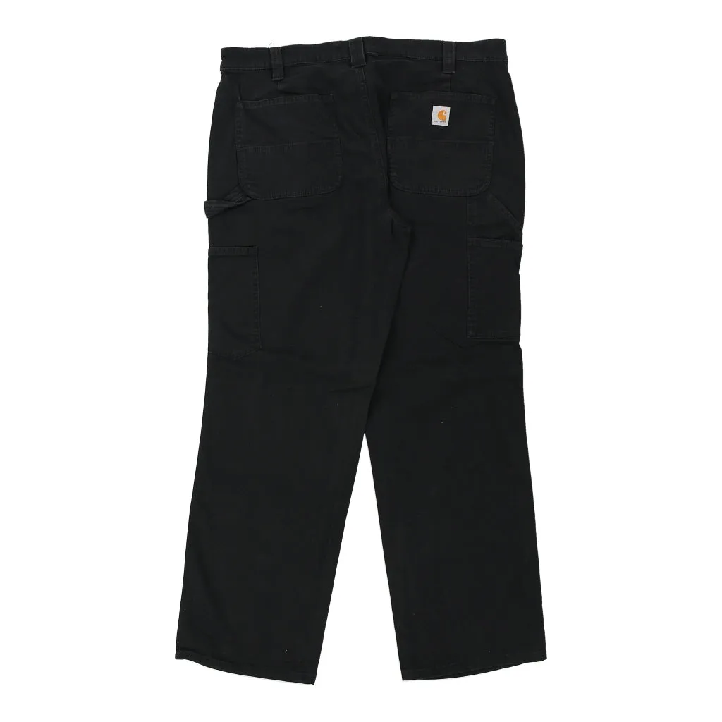 Carhartt Carpenter Trousers - 36W 30L Black Cotton