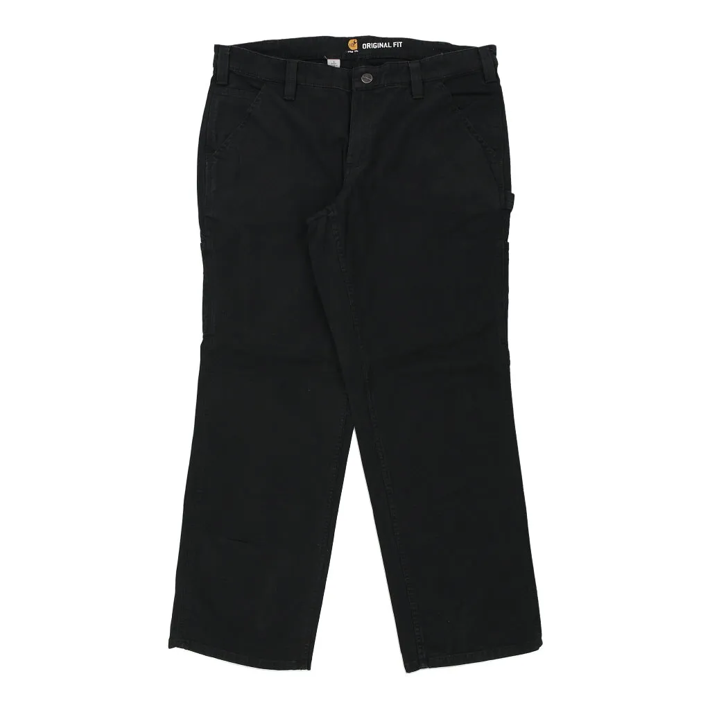 Carhartt Carpenter Trousers - 36W 30L Black Cotton