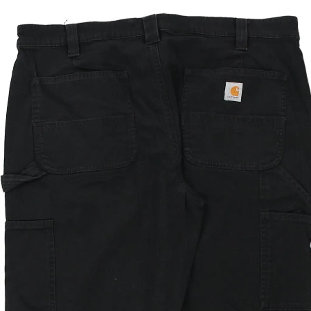 Carhartt Carpenter Trousers - 36W 30L Black Cotton