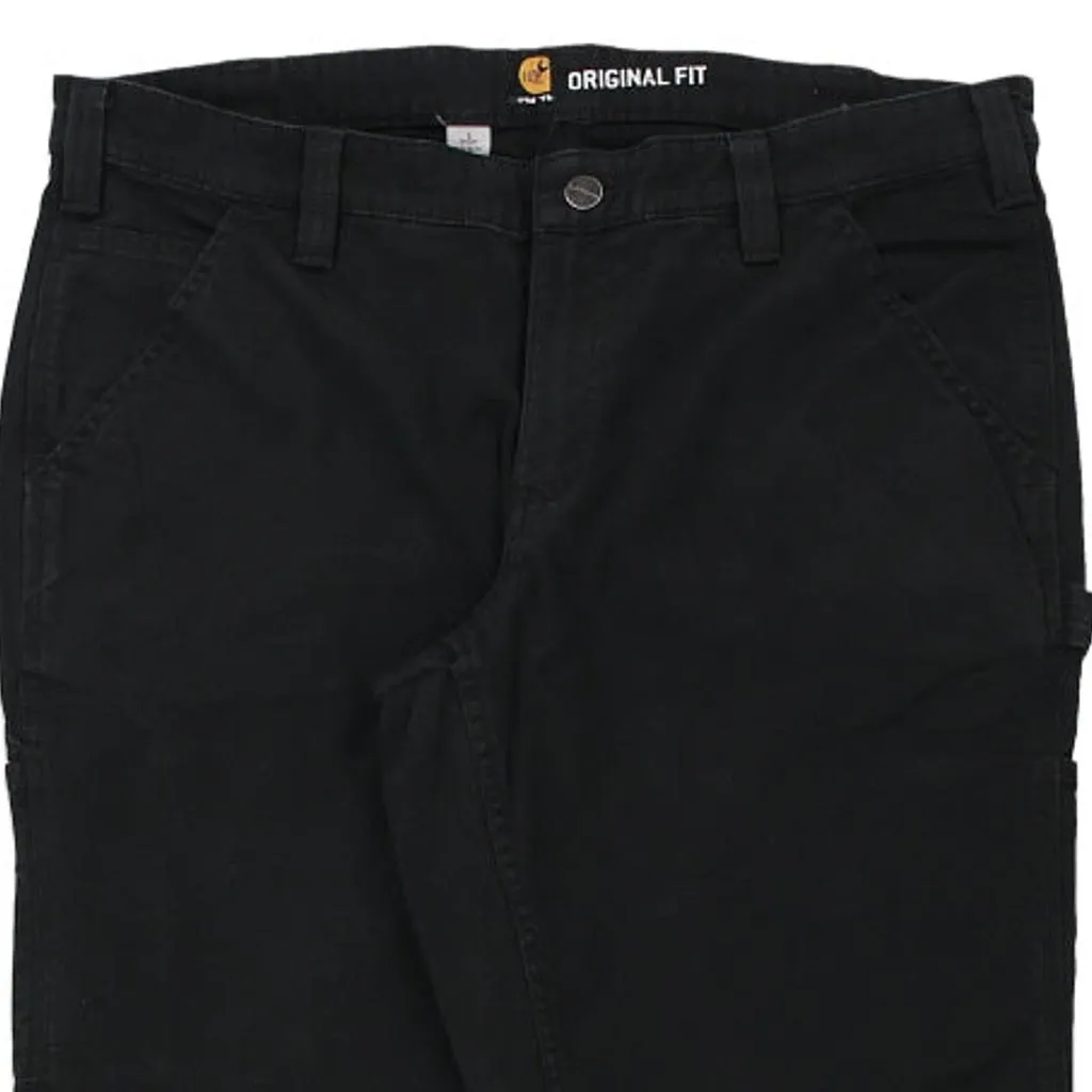 Carhartt Carpenter Trousers - 36W 30L Black Cotton