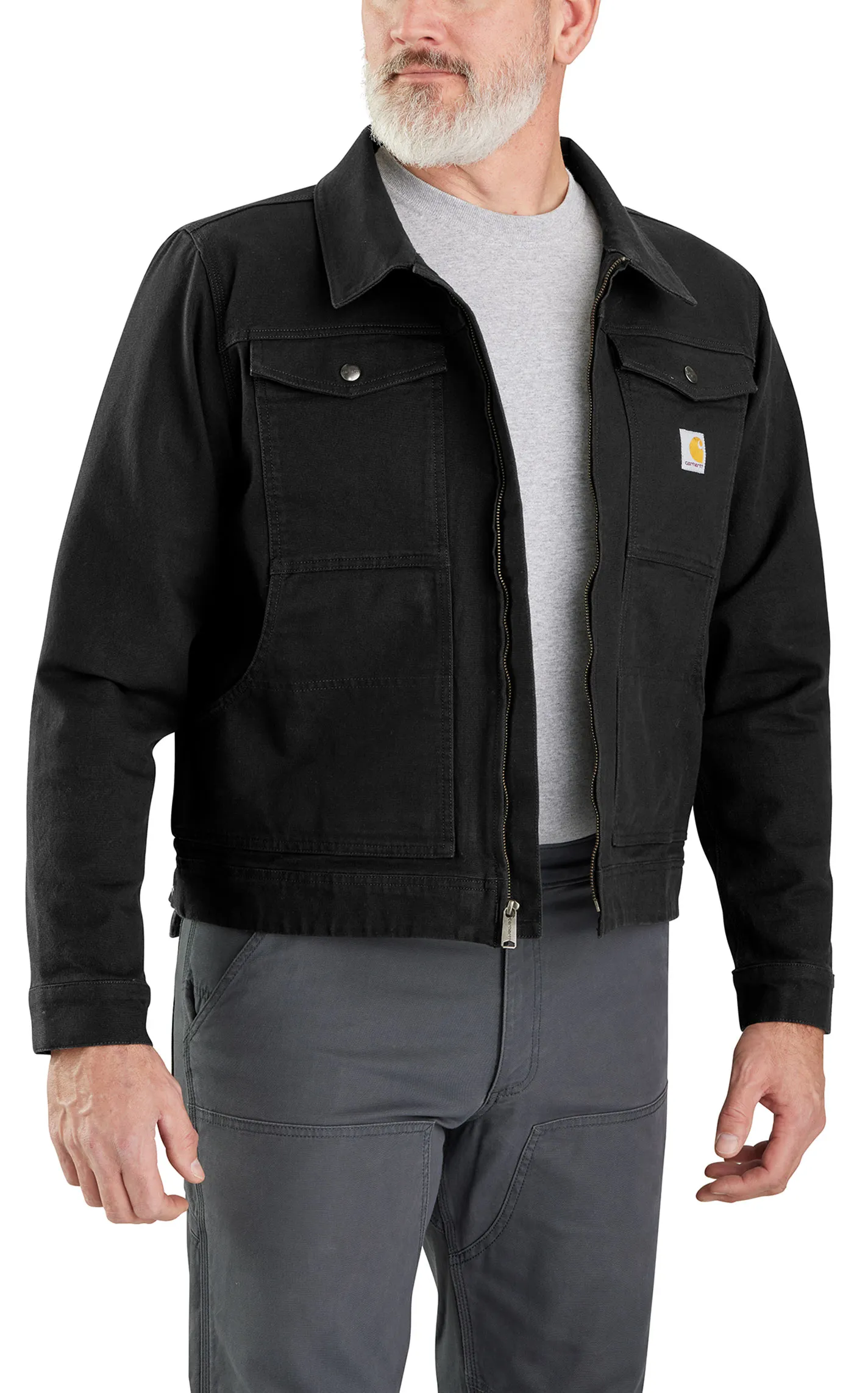 Carhartt Men's Black Rugged Flex Duck Jacket