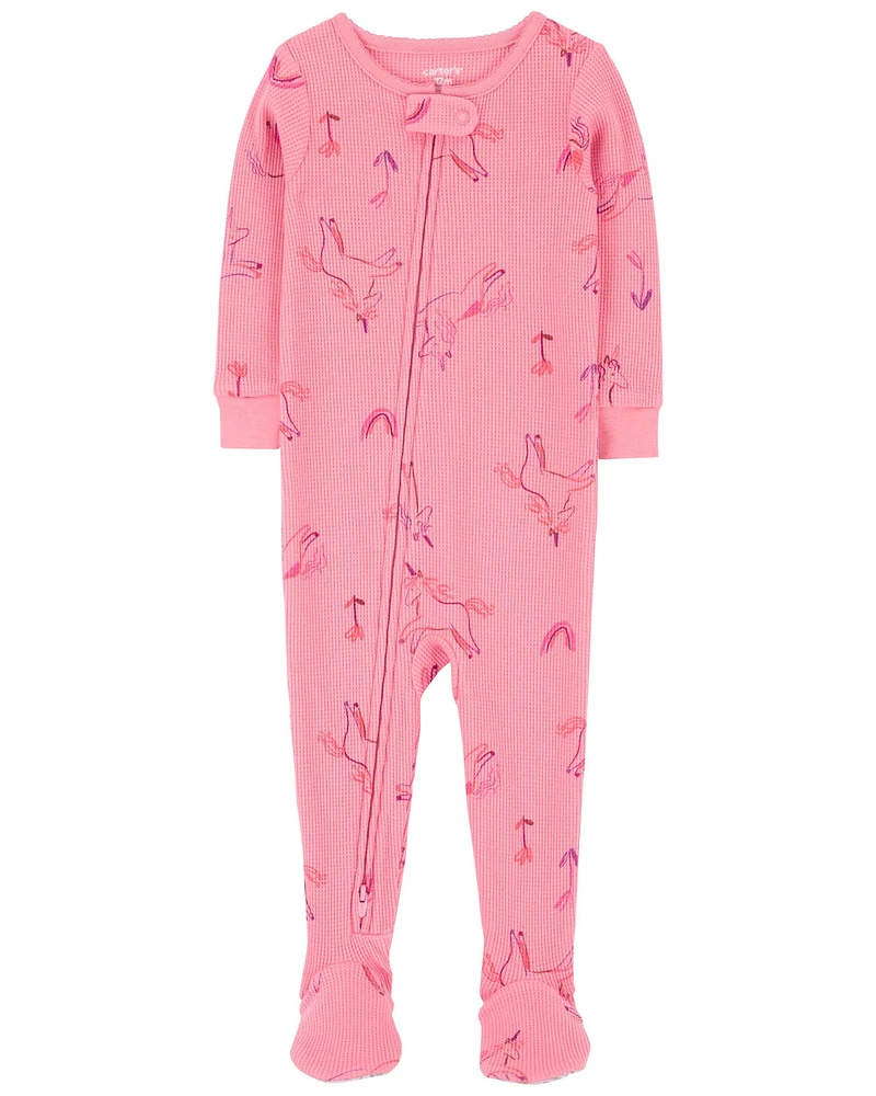 Carters Oshkosh Baby 1-Piece Unicorn Thermal Footie Pyjamas