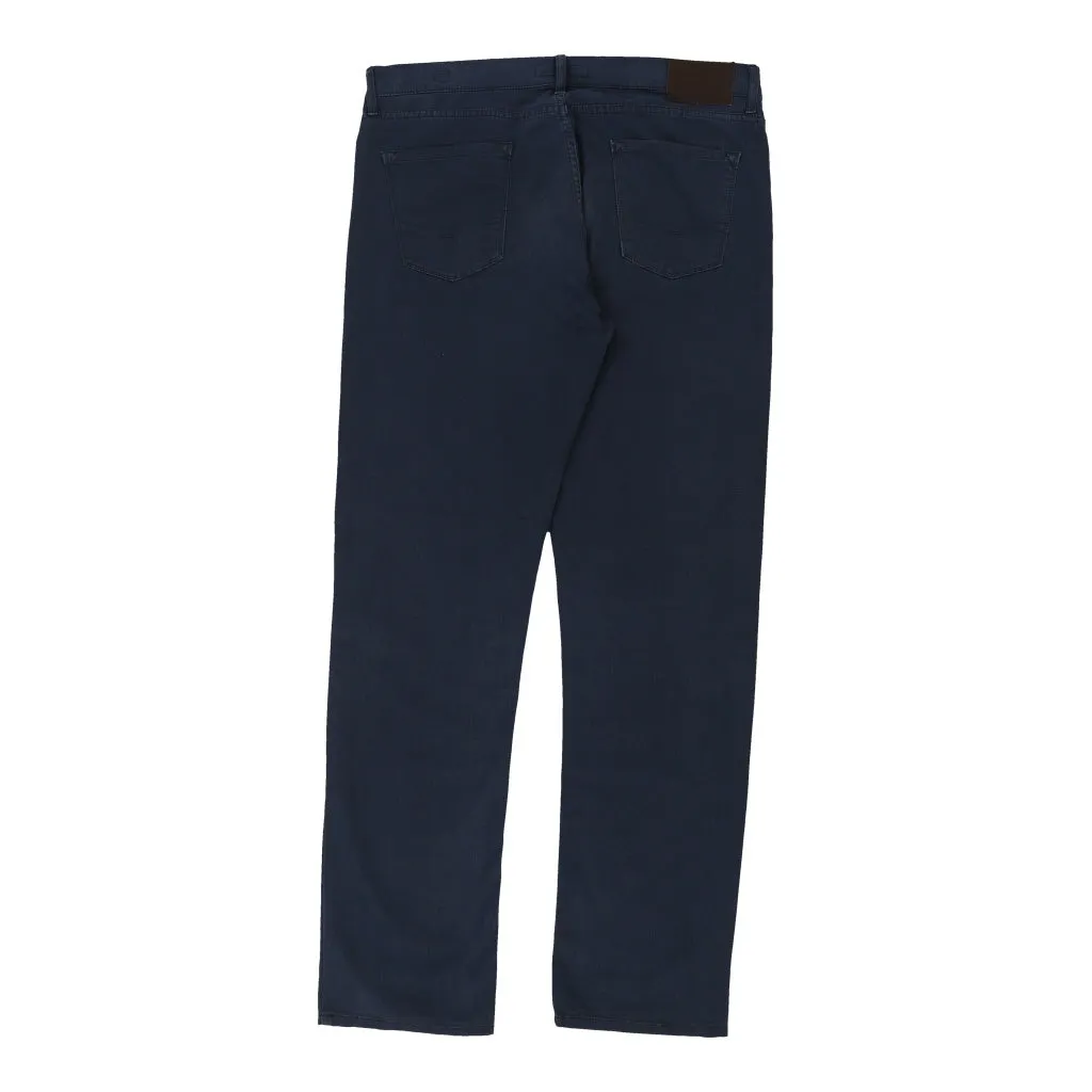 Casucci Trousers - 36W 33L Navy Cotton