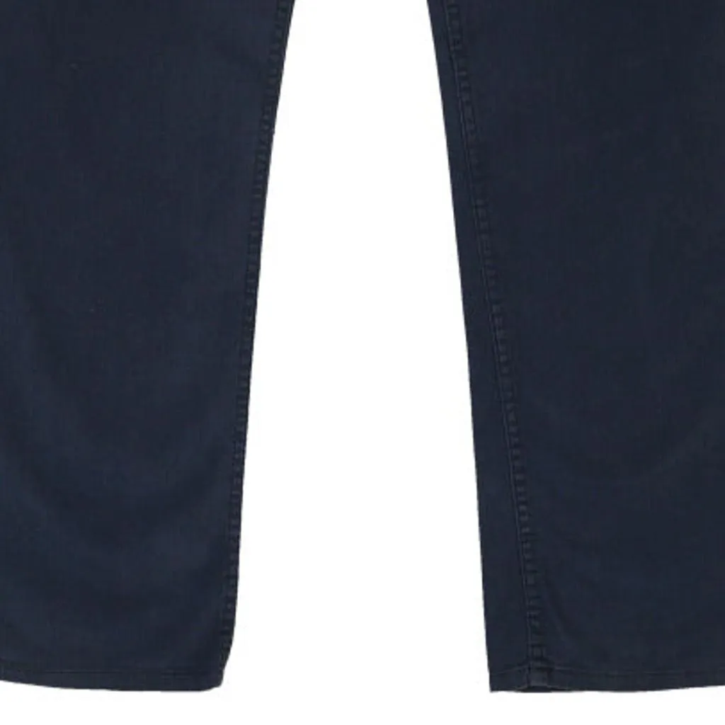 Casucci Trousers - 36W 33L Navy Cotton