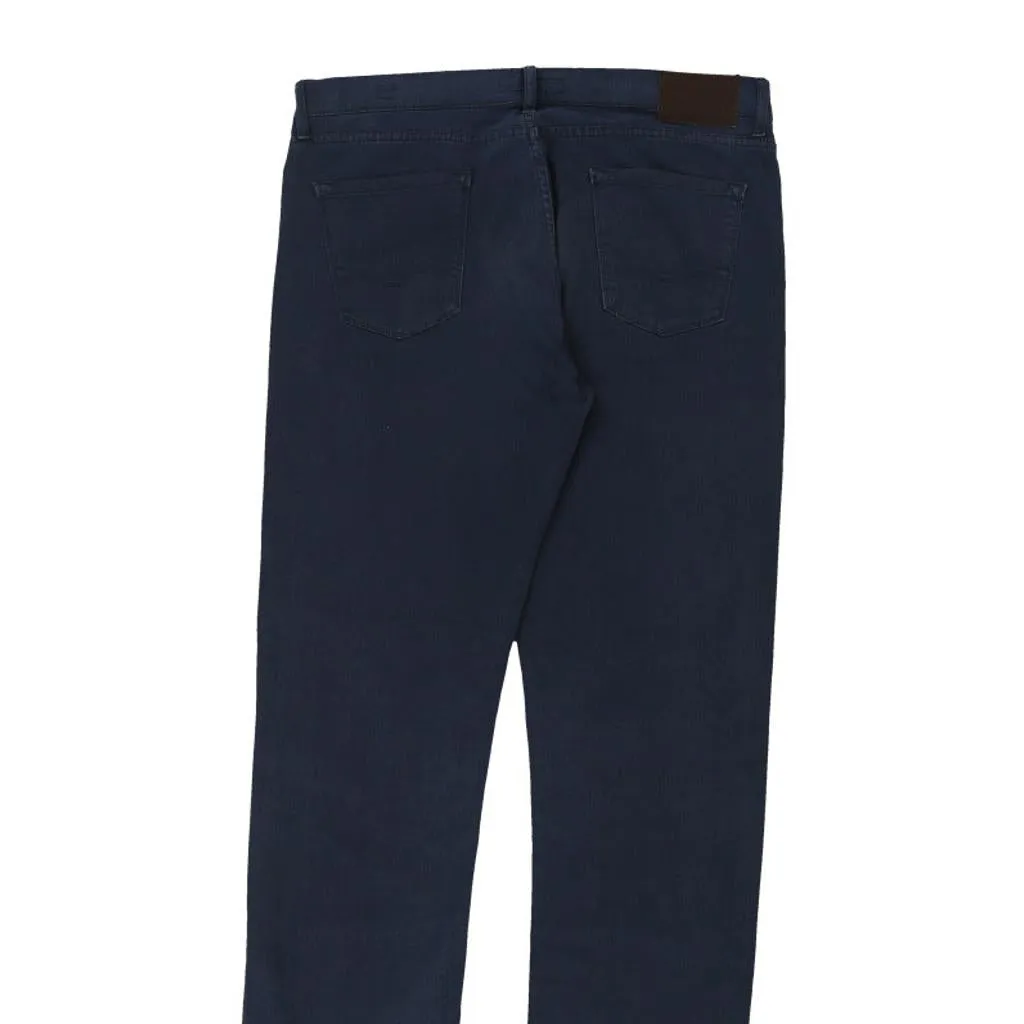 Casucci Trousers - 36W 33L Navy Cotton