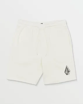 Cement Fleece Shorts - Off White Heather