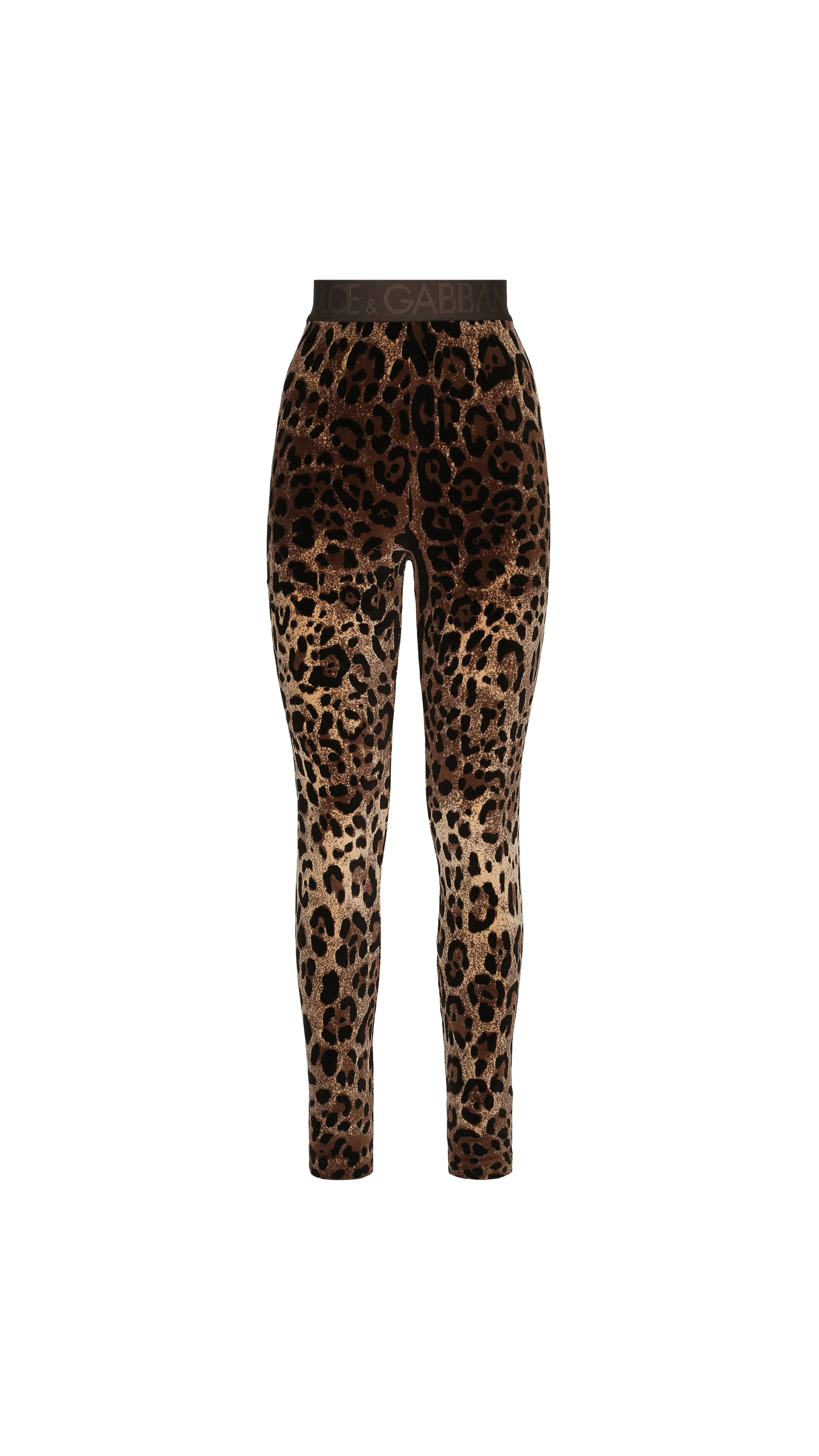 Chenille Leggings - Leopard