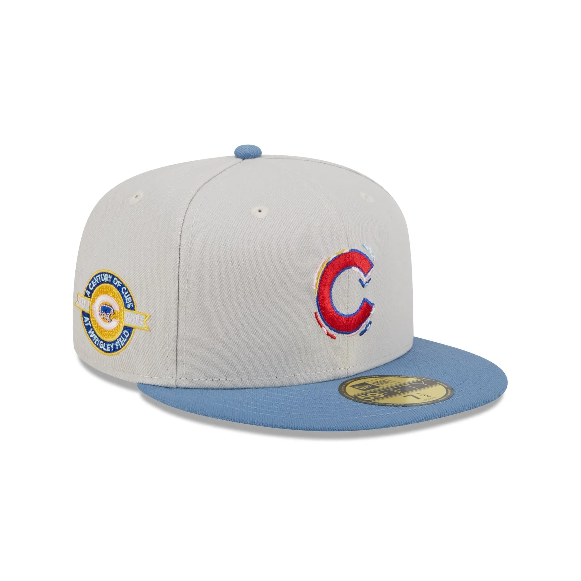 Chicago Cubs Color Brush 59FIFTY Fitted Hat