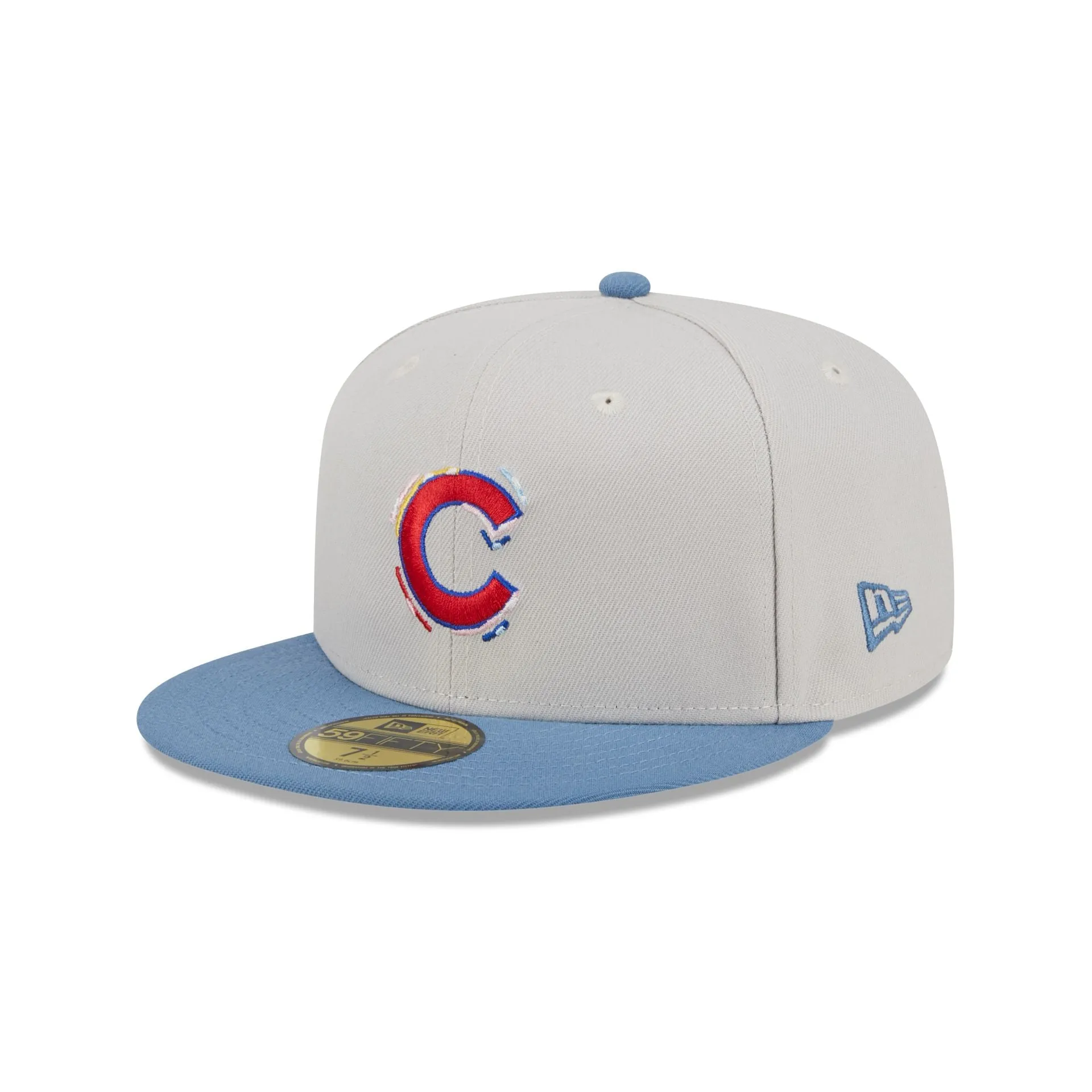 Chicago Cubs Color Brush 59FIFTY Fitted Hat