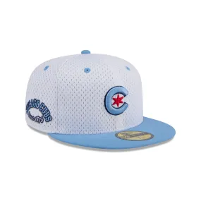 Chicago Cubs Throwback Mesh 59FIFTY Fitted Hat