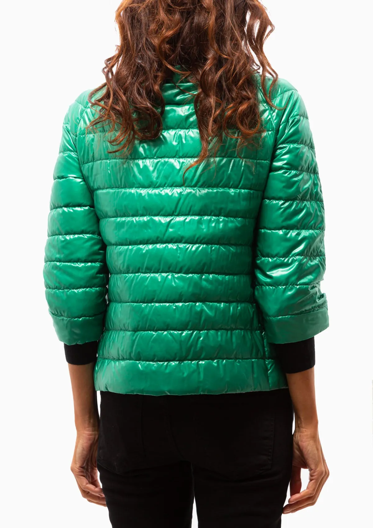 Classic Nylon Reversible 3/4 Sleeve Jacket | Jolly Green