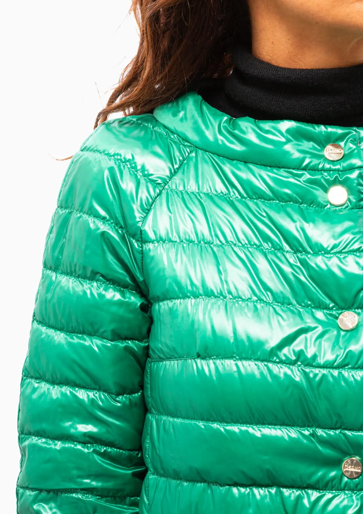 Classic Nylon Reversible 3/4 Sleeve Jacket | Jolly Green