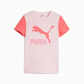 CLASSICS Two-Colour Logo Tee - Youth 8-16 years | Whisp Of Pink | PUMA SHOP ALL PUMA | PUMA 