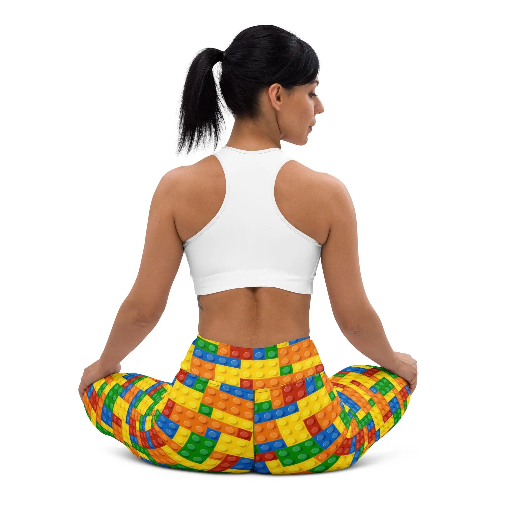 Colorful Blocks Yoga Leggings