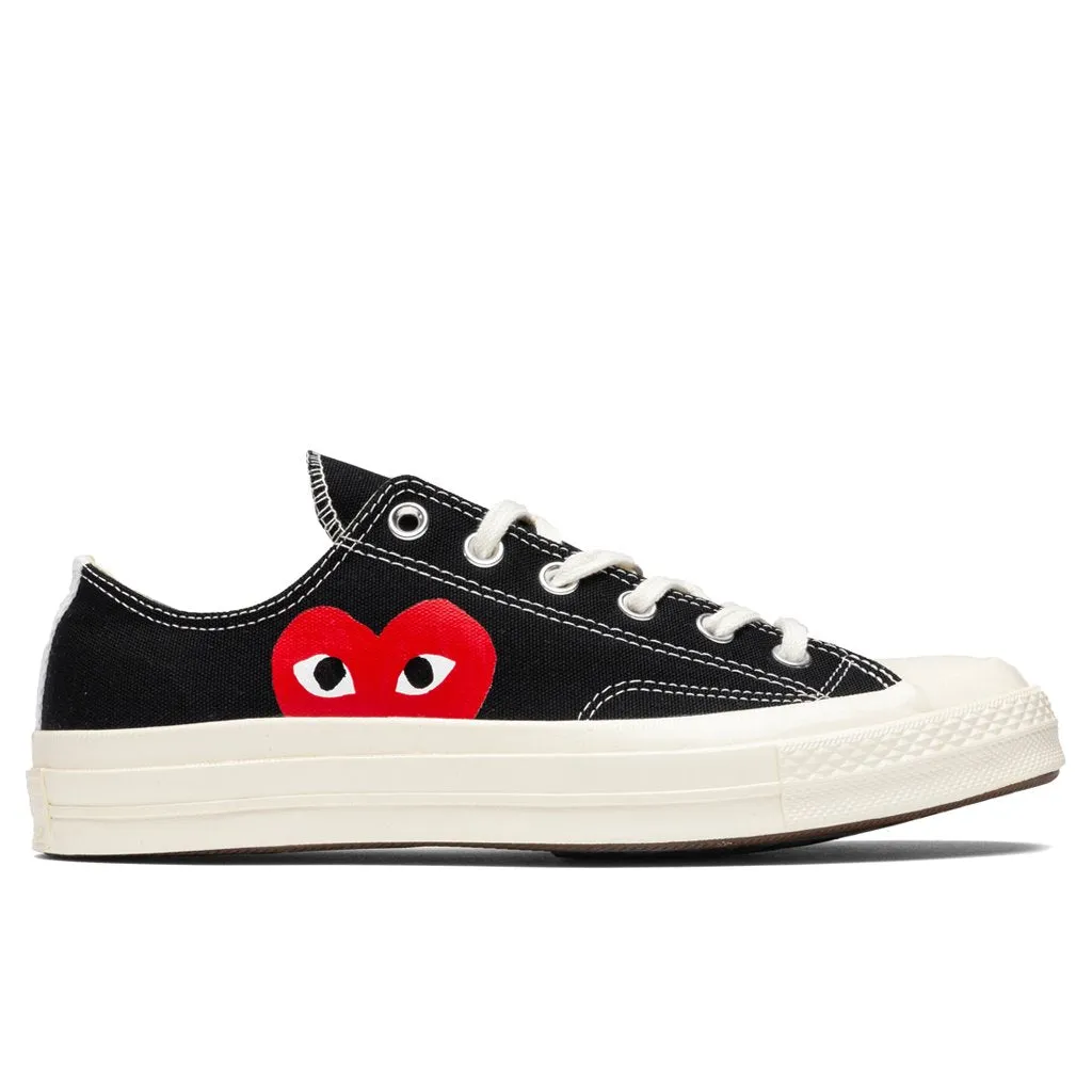 CONVERSE X COMME DES GARCONS PLAY ALL STAR CHUCK '70 OX - BLACK AZ-K111-001-1