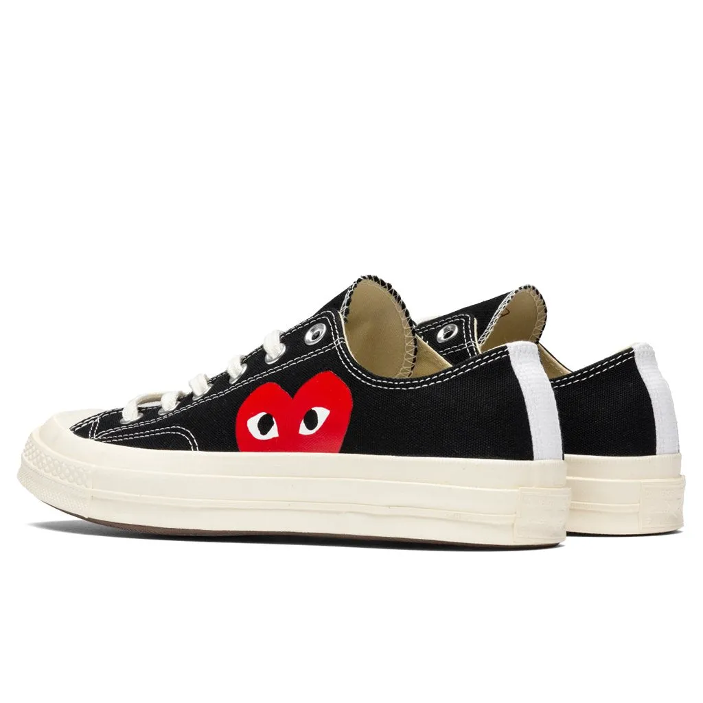 CONVERSE X COMME DES GARCONS PLAY ALL STAR CHUCK '70 OX - BLACK AZ-K111-001-1