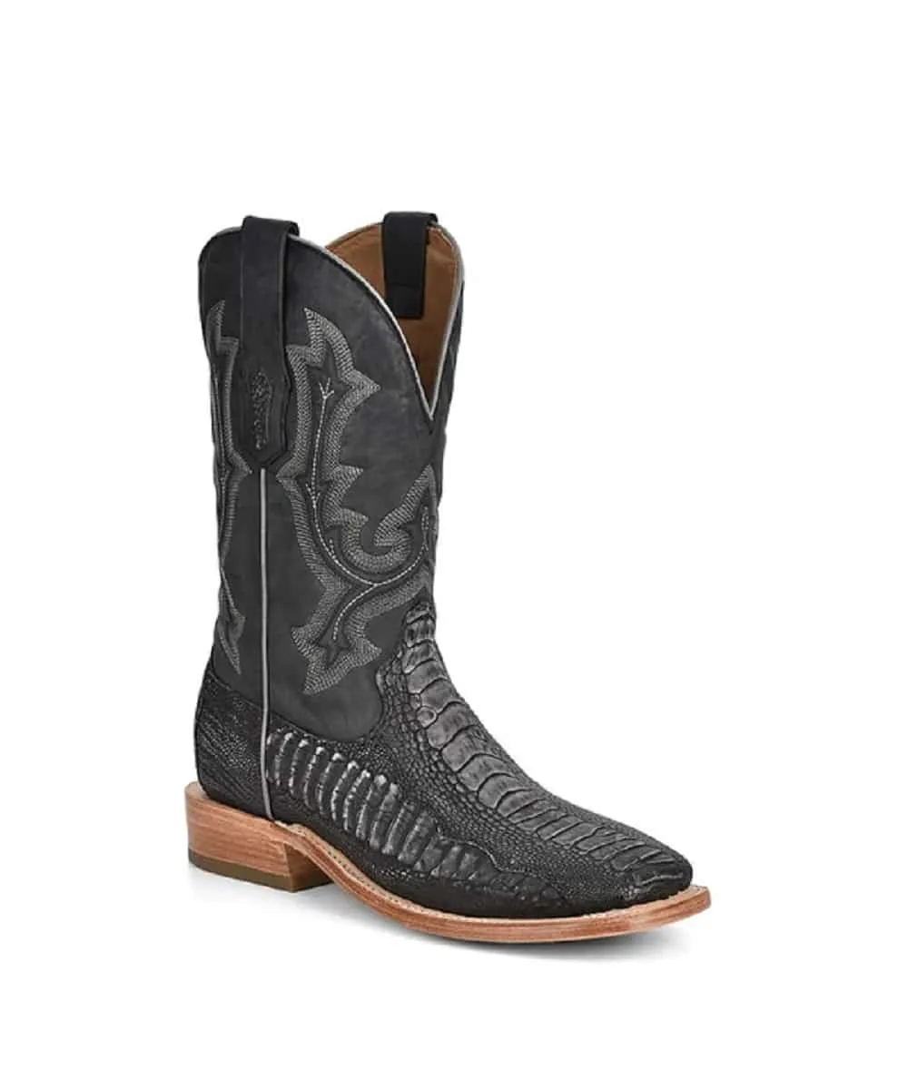 Corral Men's Ostrich Leg Embroidered Boot