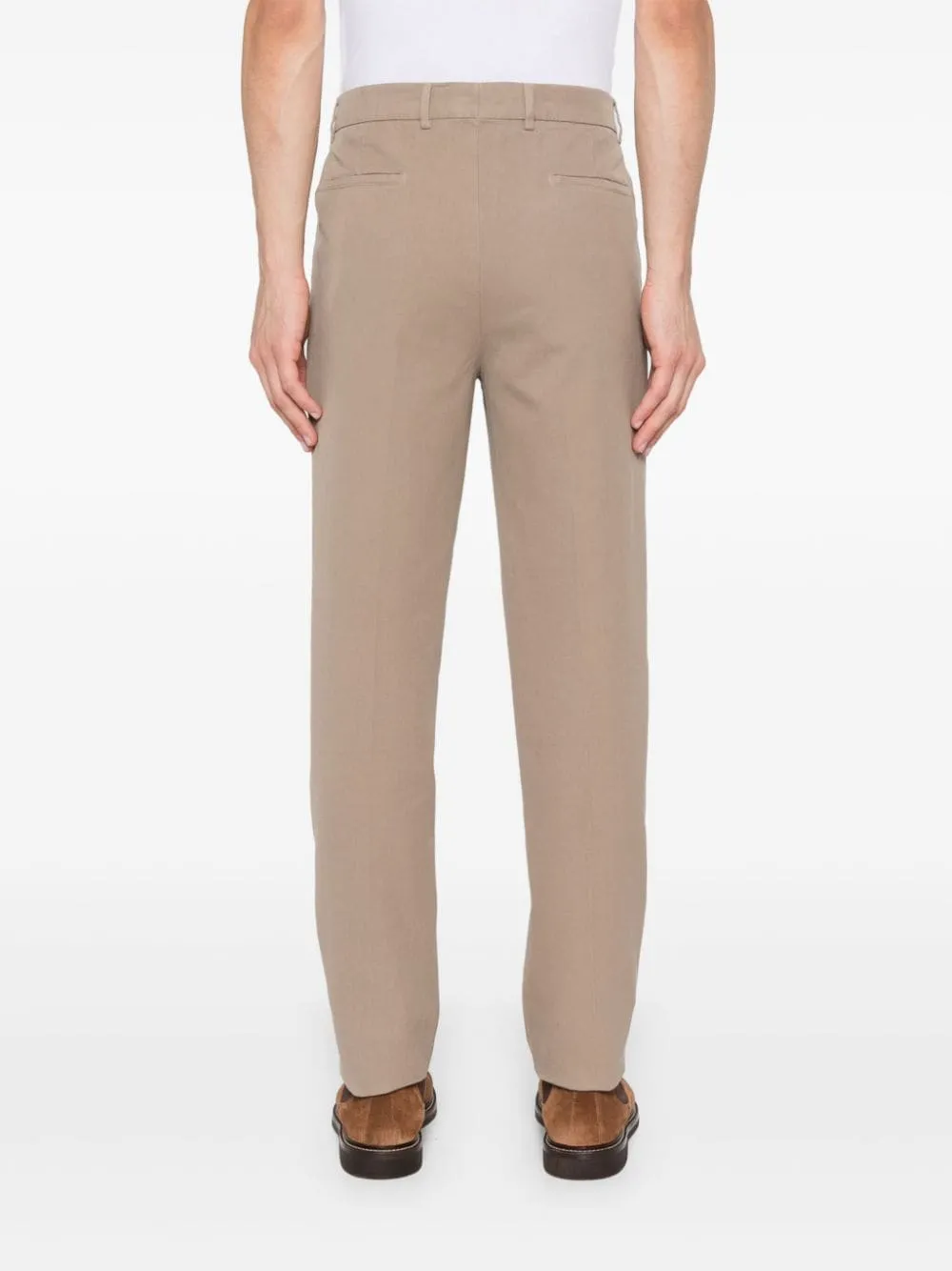 COTTON CHINO TROUSERS