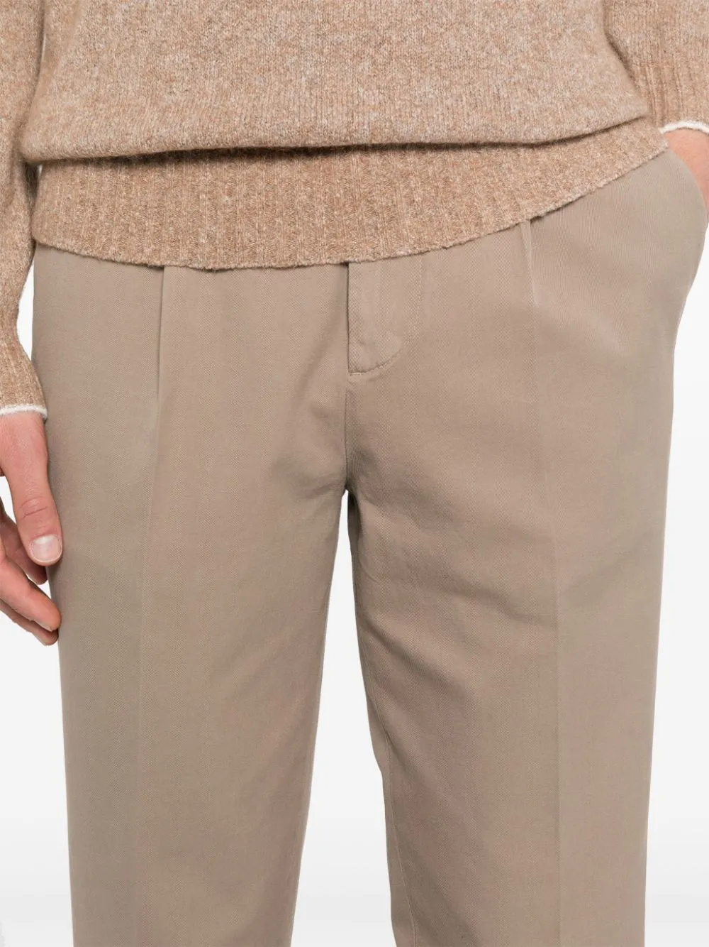 COTTON CHINO TROUSERS