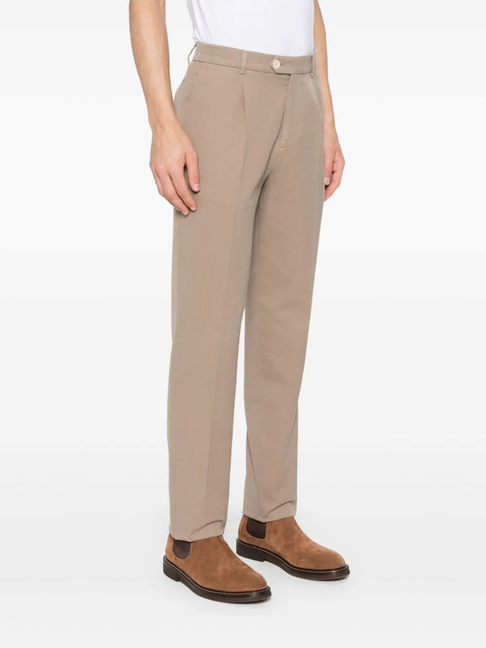 COTTON CHINO TROUSERS