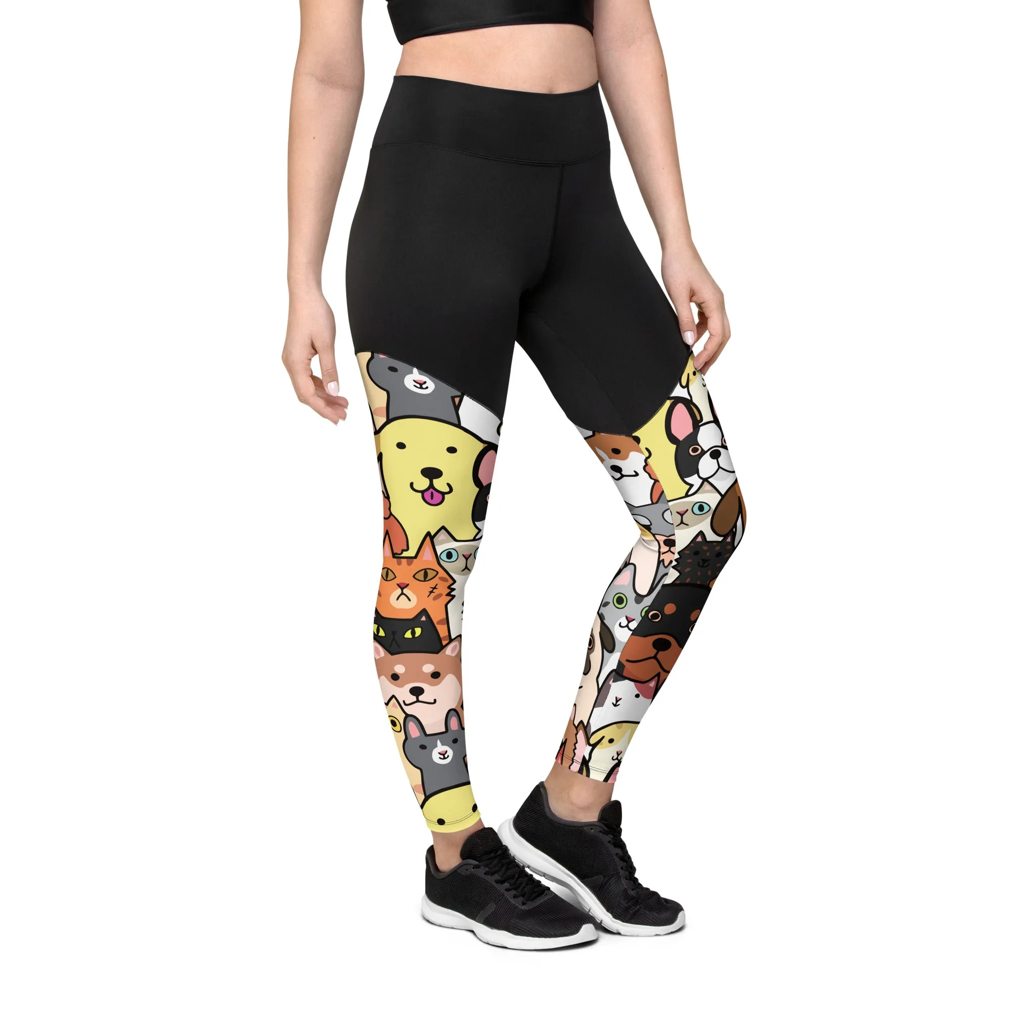 Cuteness Overload Compression Leggings