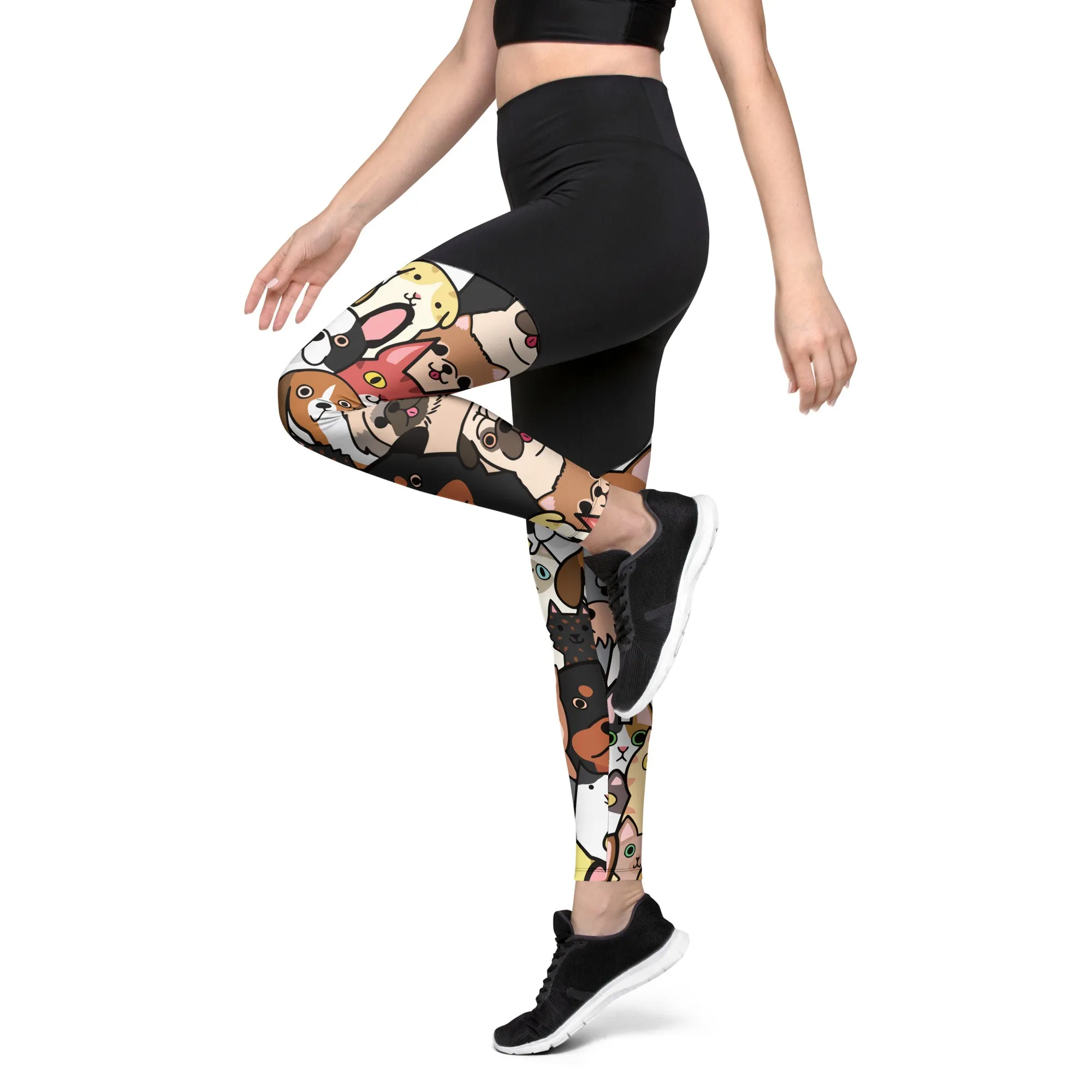 Cuteness Overload Compression Leggings