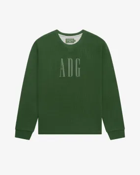 Denim Tears Men's ADG Inc. Thermal  Green