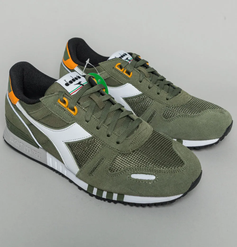 Diadora Titan Trainers Green Mushroom