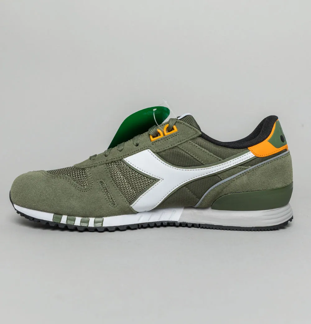 Diadora Titan Trainers Green Mushroom