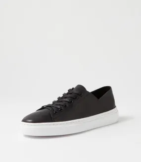 DIANA FERRARI Oaks Black Leather Sneakers