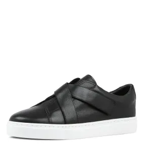 DIANA FERRARI Odelia Black Leather Sneakers