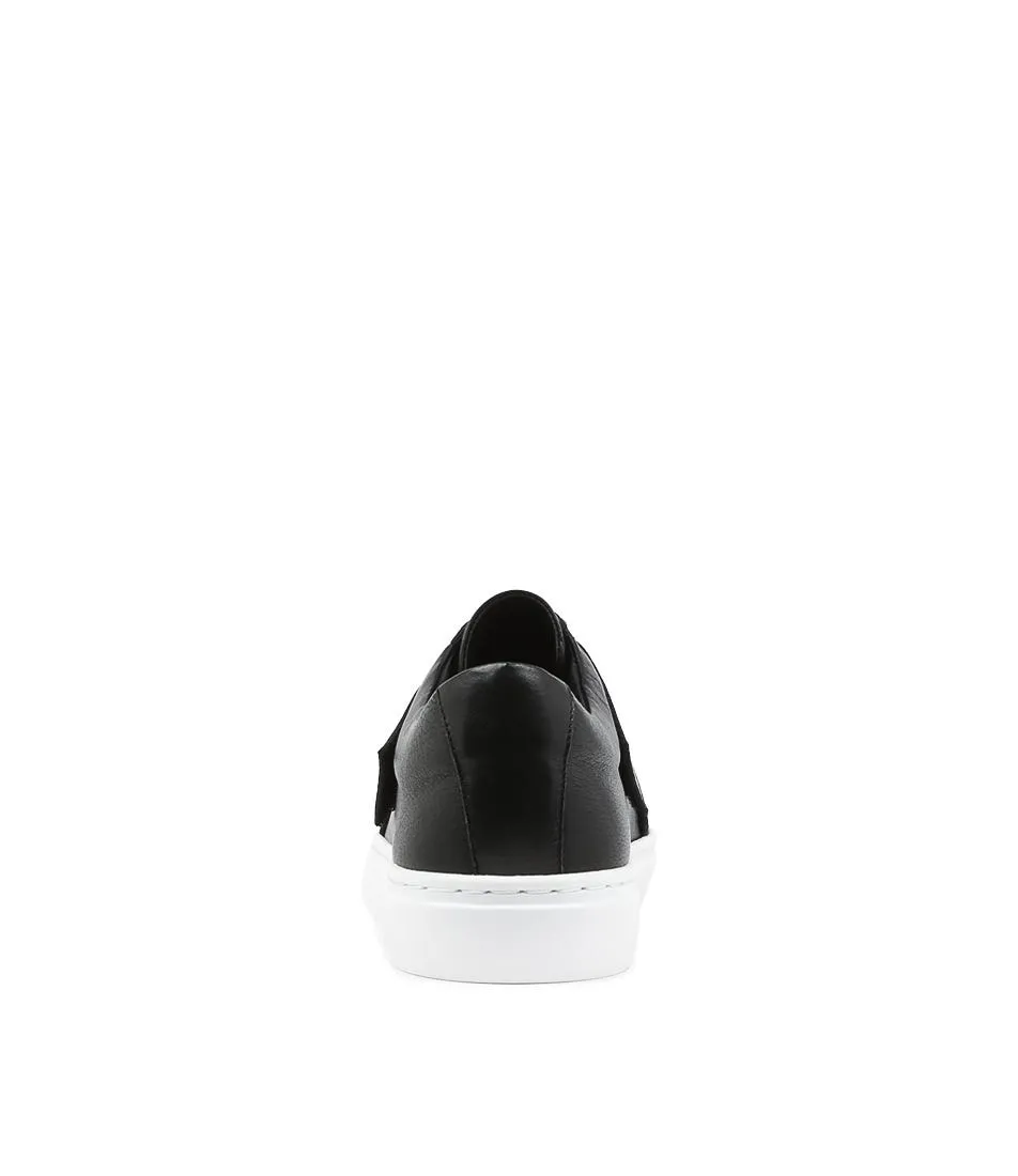 DIANA FERRARI Odelia Black Leather Sneakers