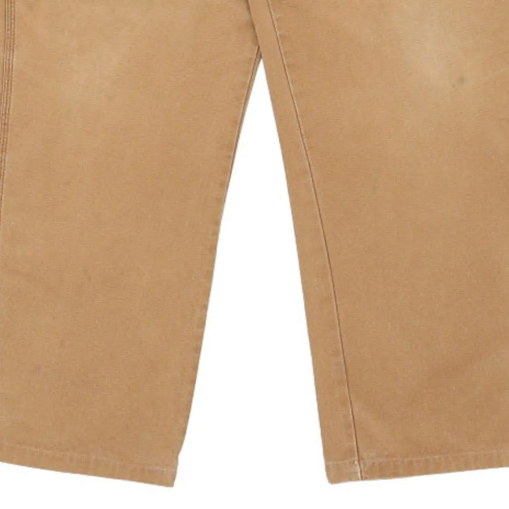 Dickies Carpenter Trousers - 37W 30L Brown Cotton