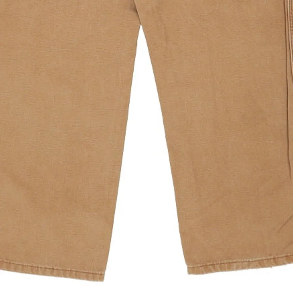 Dickies Carpenter Trousers - 38W 30L Brown Cotton