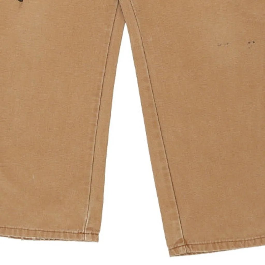 Dickies Carpenter Trousers - 38W 30L Brown Cotton