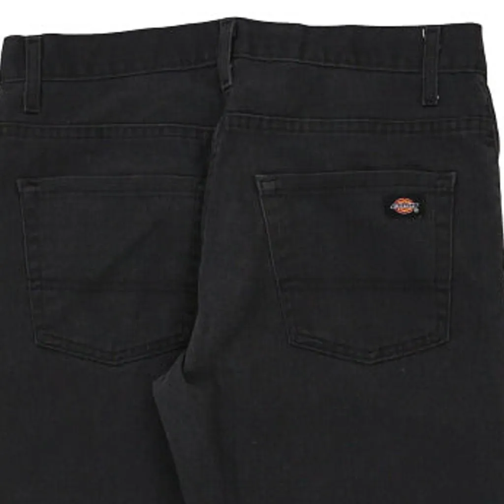 Dickies Trousers - 30W 32L Black Cotton Blend