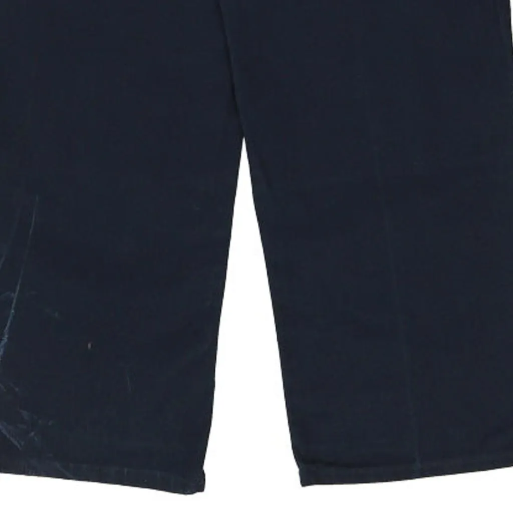 Dickies Trousers - 30W UK 10 Navy Cotton Blend