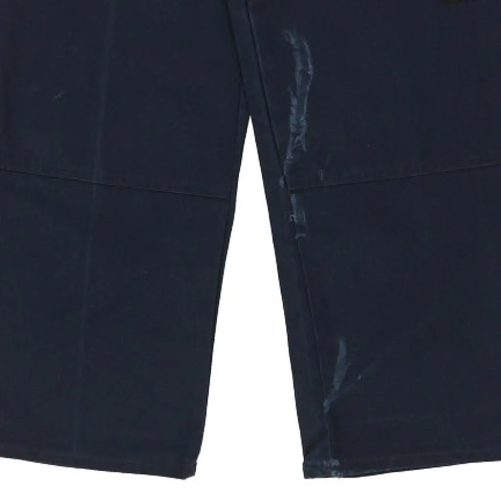 Dickies Trousers - 30W UK 10 Navy Cotton Blend