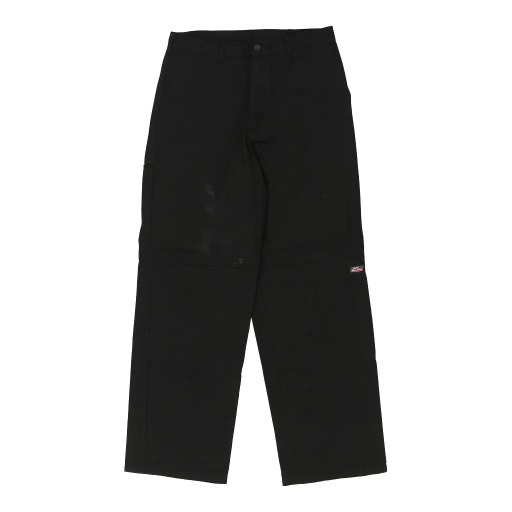 Dickies Trousers - 32W 32L Black Cotton Blend