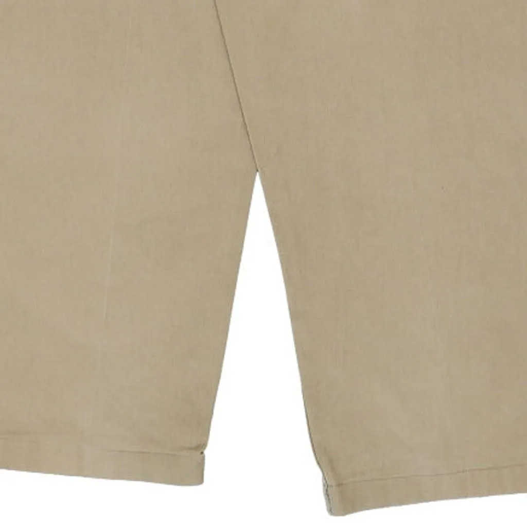 Dickies Trousers - 38W 27L Beige Cotton Blend