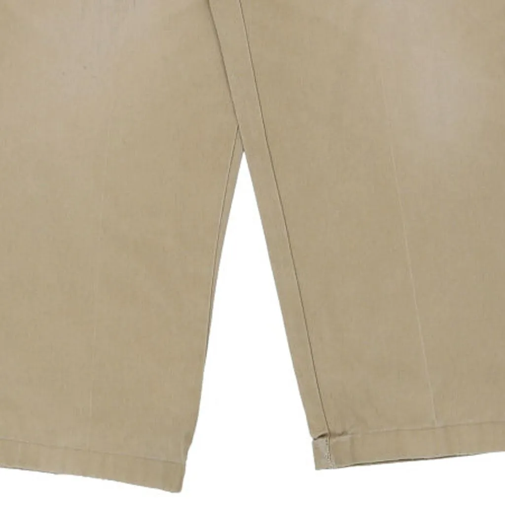 Dickies Trousers - 38W 27L Beige Cotton Blend