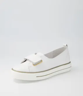 DJANGO & JULIETTE Yummie White Leather Sneakers