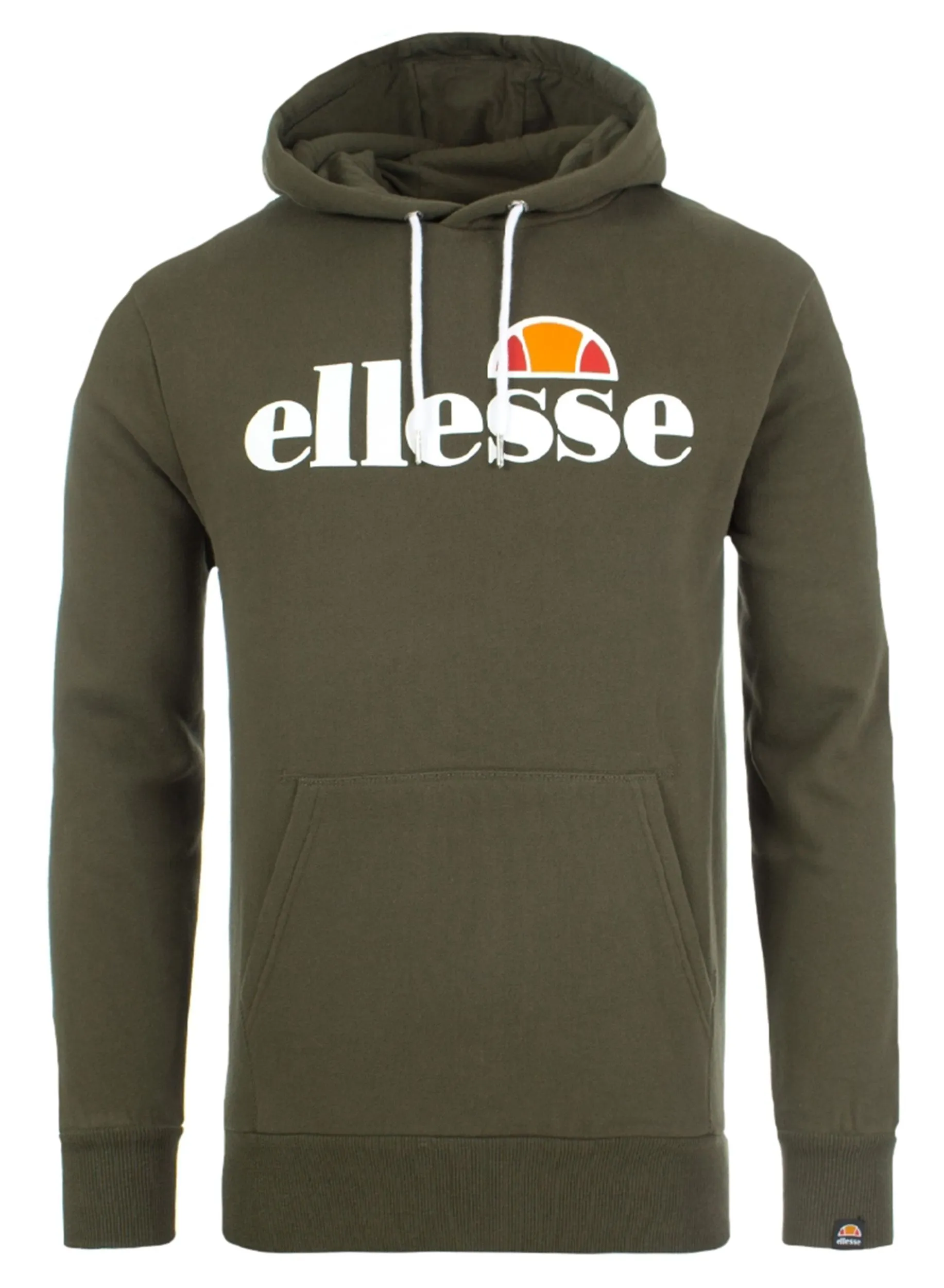 Ellesse Gottero Logo Overhead Hoodie Khaki