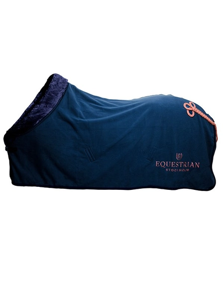 Equestrian Stockholm Fleece rug Monaco Blue