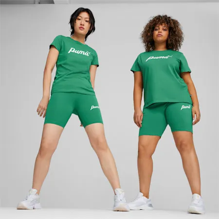 ESS+ Women's Script Tee | Archive Green | PUMA Shop All Puma | PUMA 