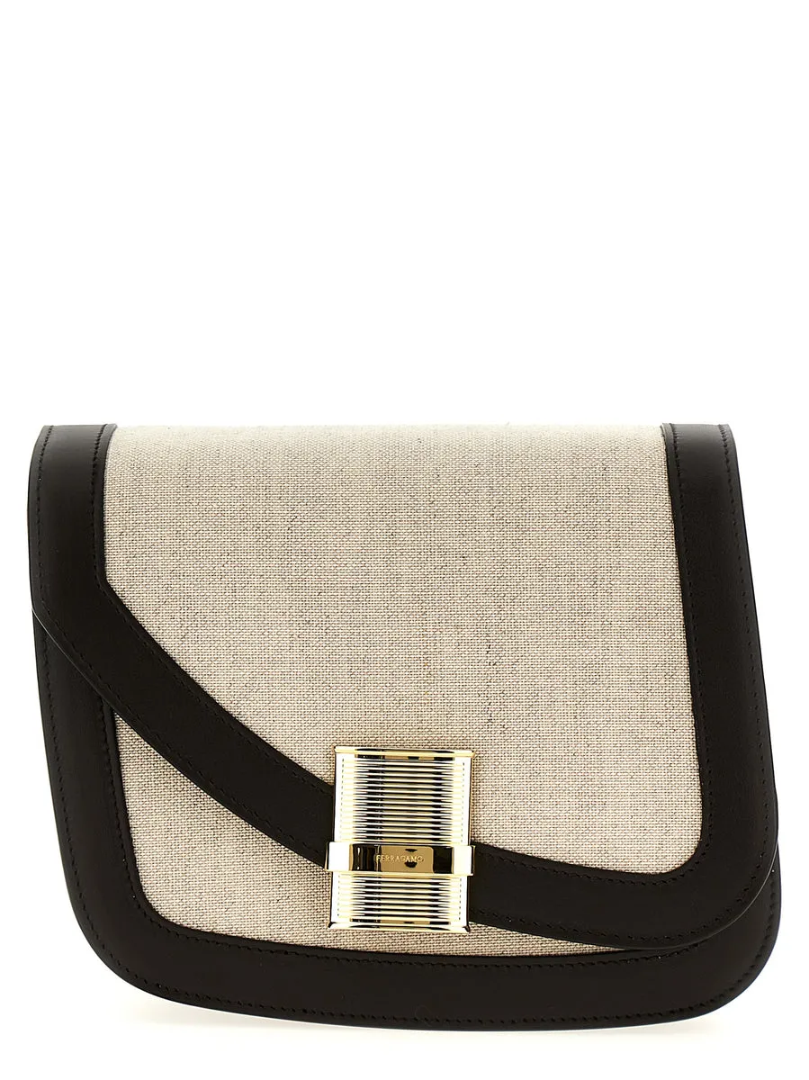 Ferragamo    Ferragamo 'Fiamma' Small Shoulder Bag