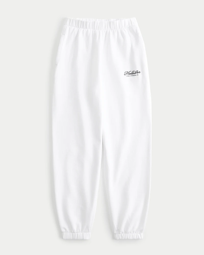 Fleece Logo Dad Joggers