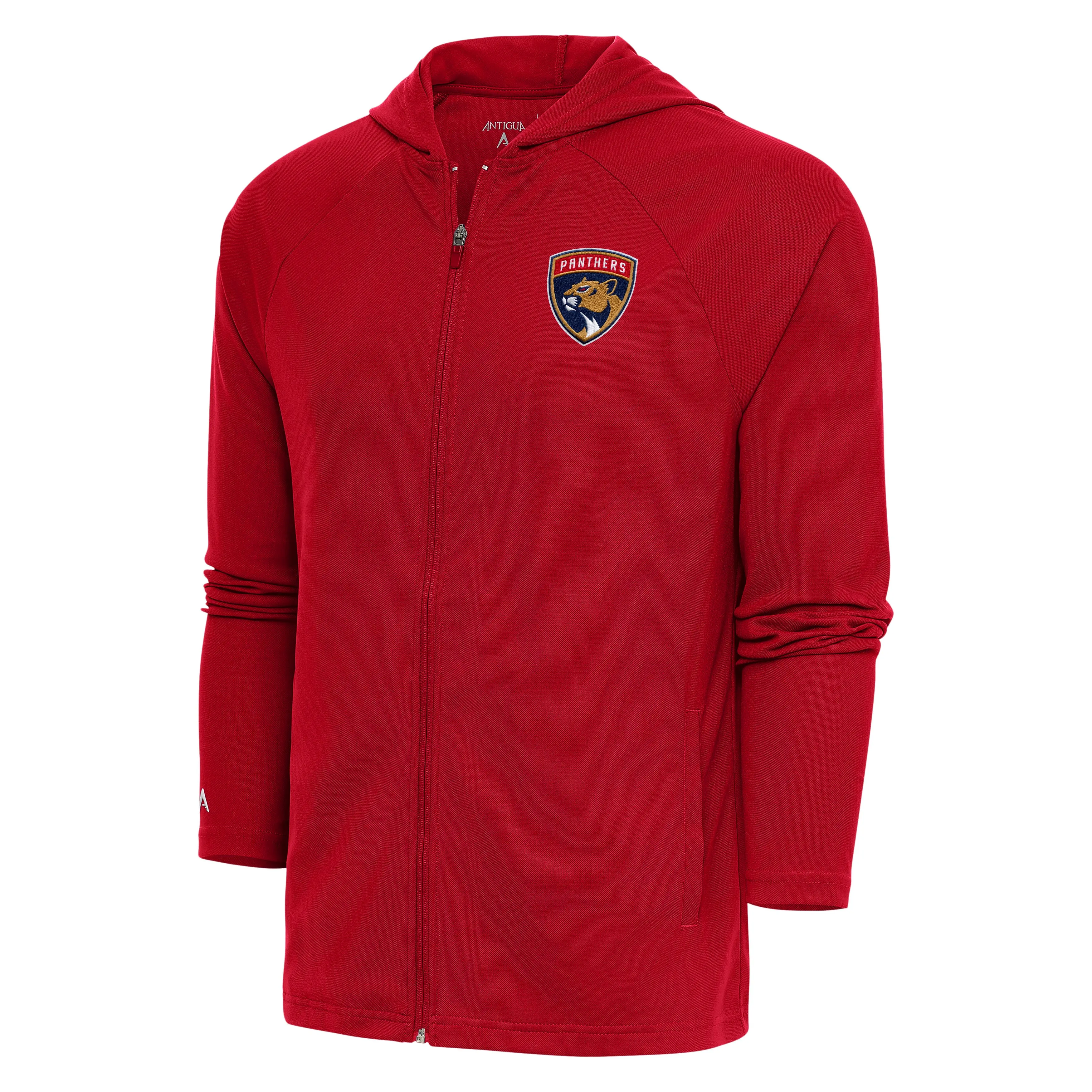 Florida Panthers Antigua Legacy L/S Full Zip Hoodie Primary Logo - Red